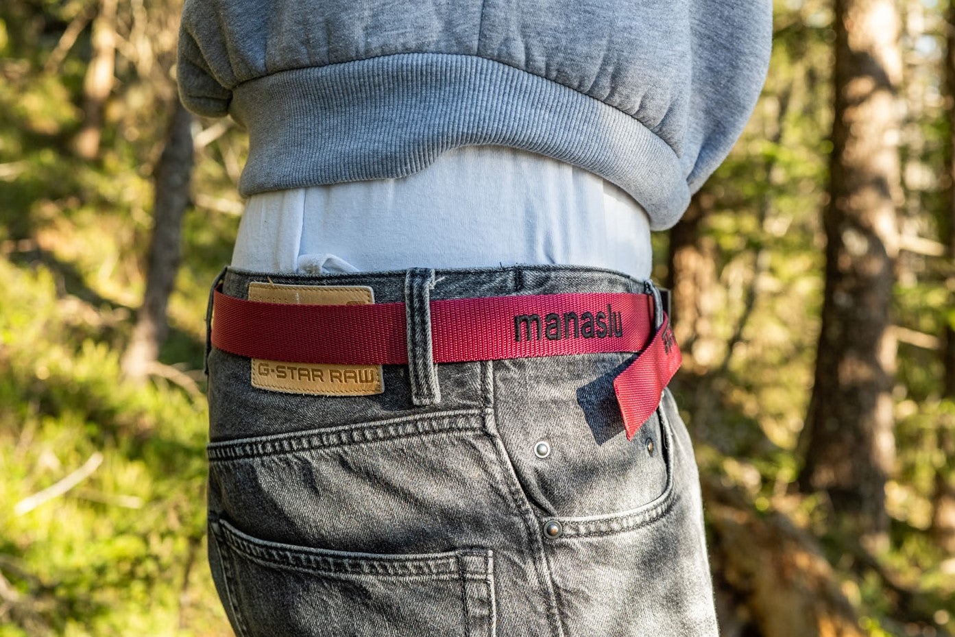 manaslu मनास्लु belt claret/black