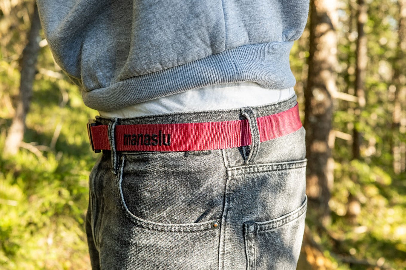 manaslu मनास्लु belt claret/black