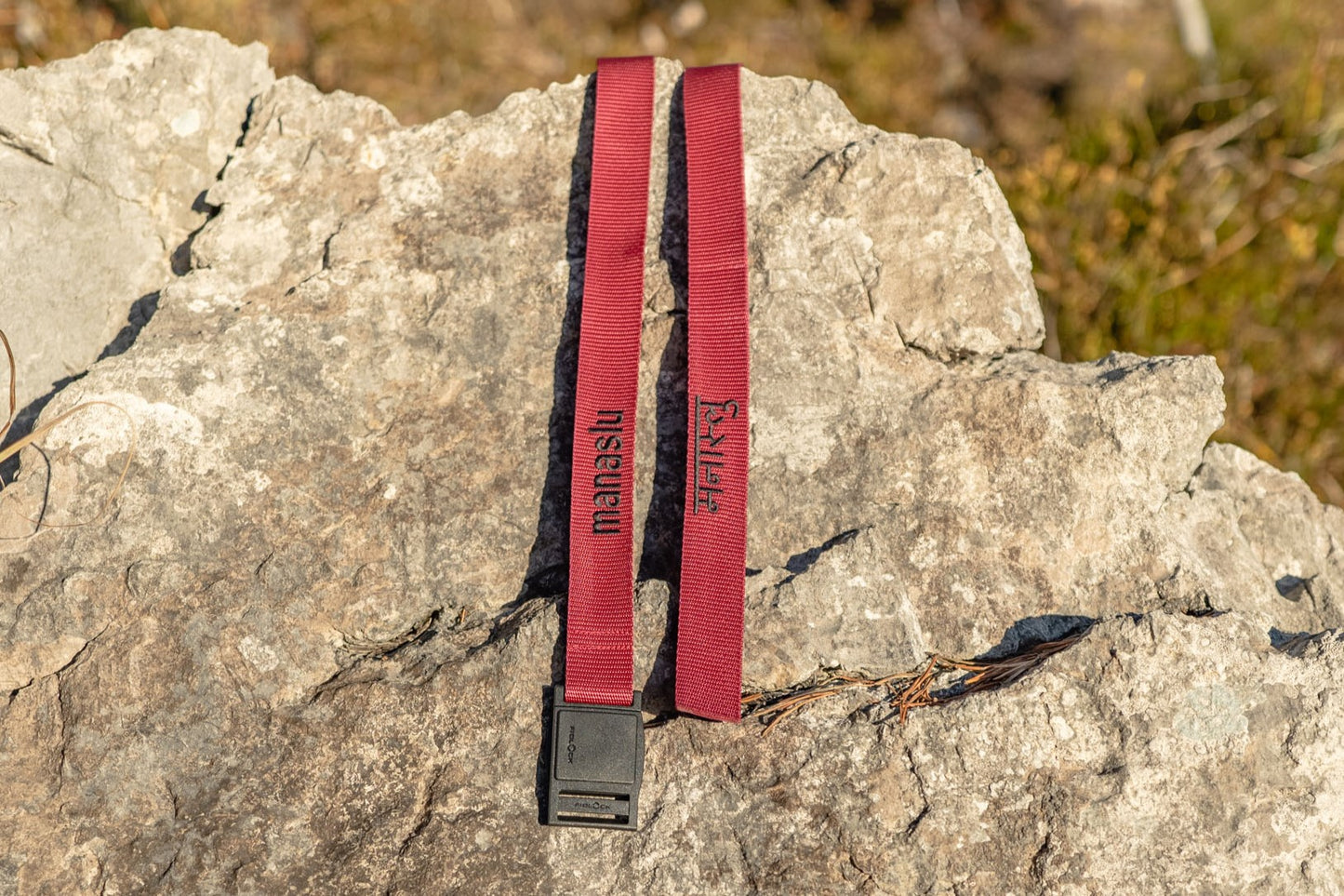 manaslu मनास्लु belt claret/black