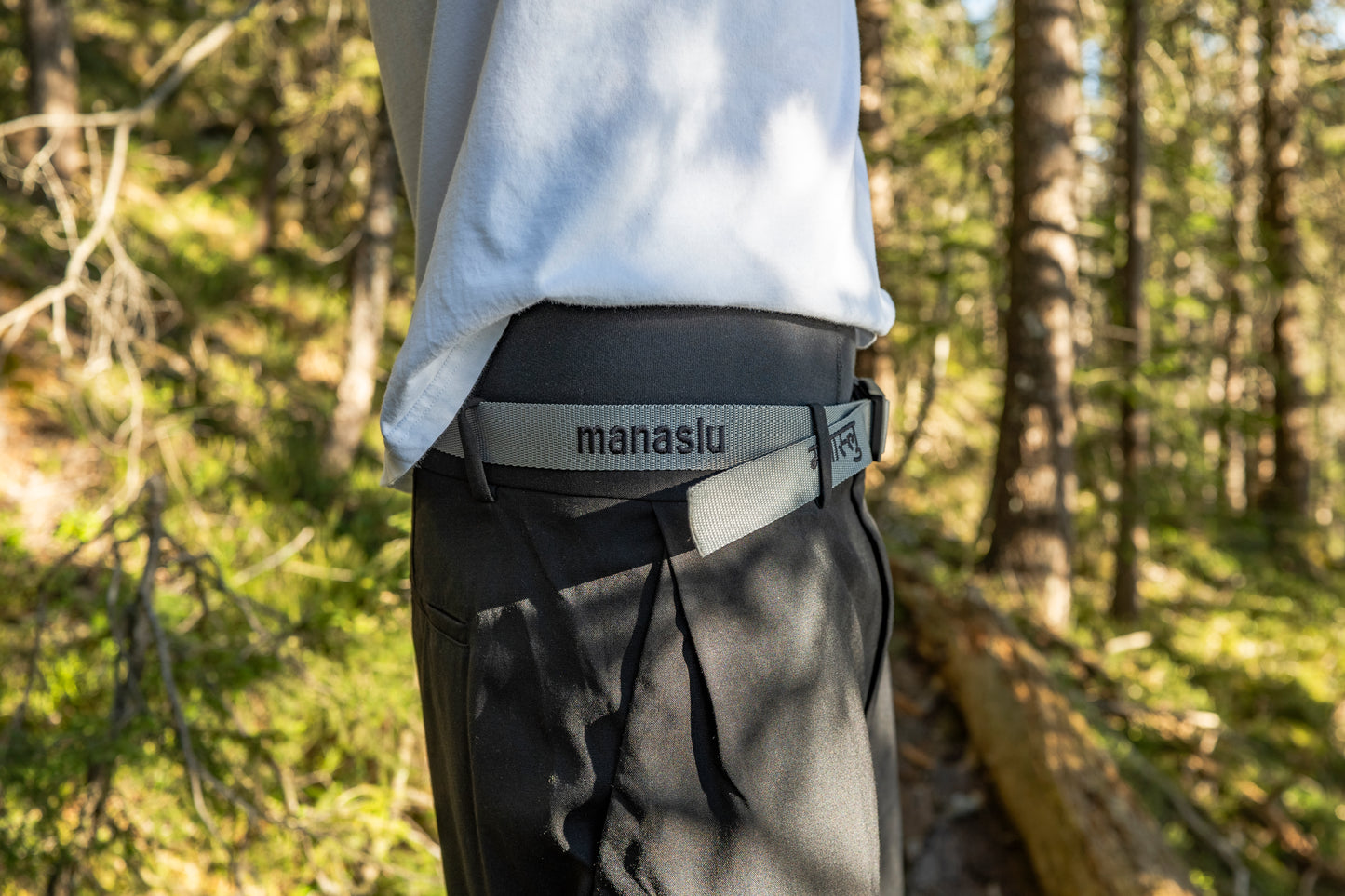 manaslu मनास्लु belt grey/black