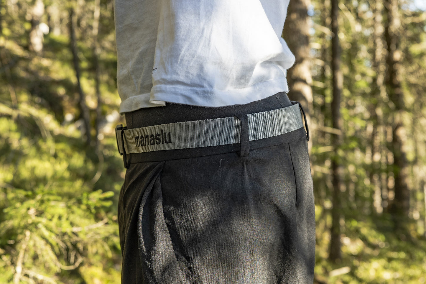 manaslu मनास्लु belt grey/black