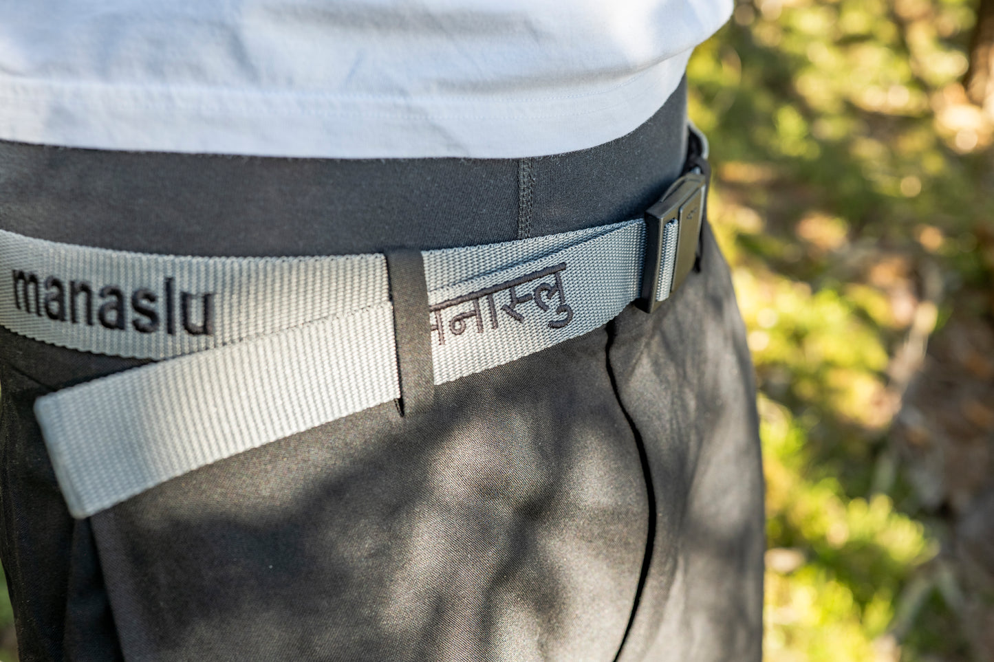 manaslu मनास्लु belt grey/black