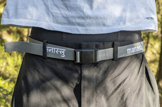 manaslu मनास्लु belt grey/white